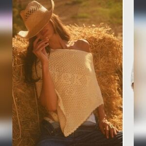 FOR SHANNEN💕 Frankies Bikinis x BELLA HADID Western Crochet Poncho Size L/XL